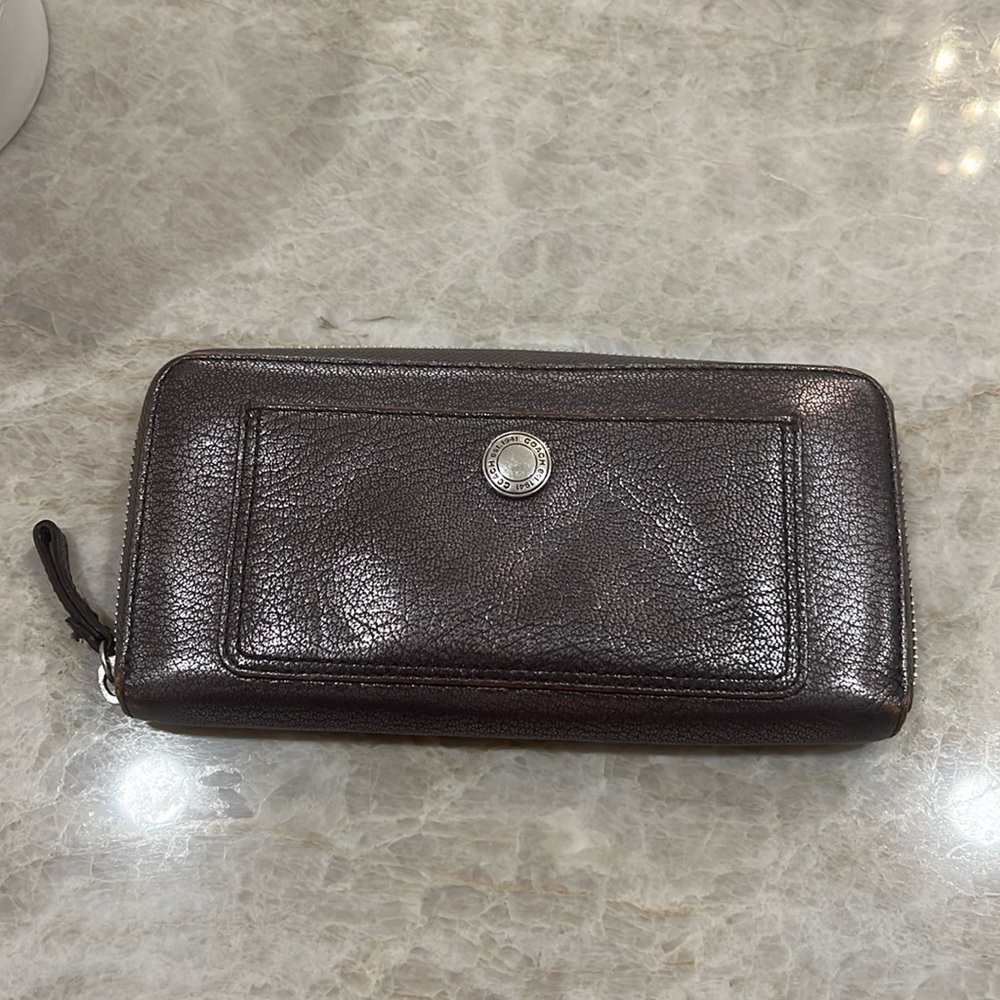 Coach Metallic wallet
